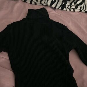 cropped turtle neck